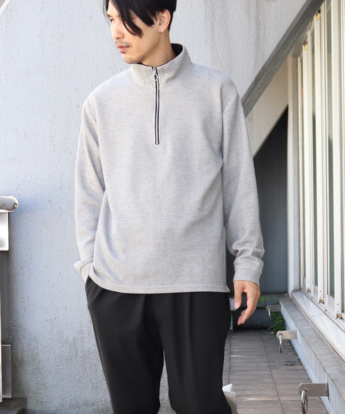 Confirm（コンファーム）の「Confirm / コンファーム サカリバハーフZIPカットソー（Tシャツ/カットソー・メンズ・ホワイト/ブラック/グレー・M/L）」の16枚目の写真