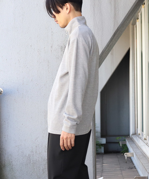 Confirm（コンファーム）の「Confirm / コンファーム サカリバハーフZIPカットソー（Tシャツ/カットソー・メンズ・ホワイト/ブラック/グレー・M/L）」の17枚目の写真