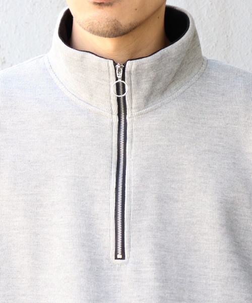 Confirm（コンファーム）の「Confirm / コンファーム サカリバハーフZIPカットソー（Tシャツ/カットソー・メンズ・ホワイト/ブラック/グレー・M/L）」の19枚目の写真