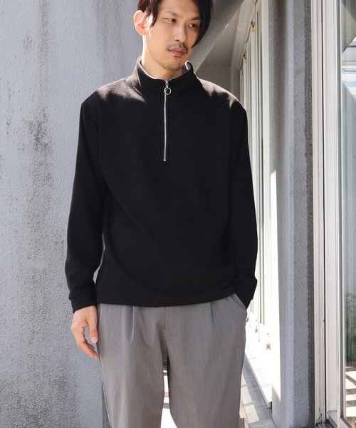 Confirm（コンファーム）の「Confirm / コンファーム サカリバハーフZIPカットソー（Tシャツ/カットソー・メンズ・ホワイト/ブラック/グレー・M/L）」の22枚目の写真