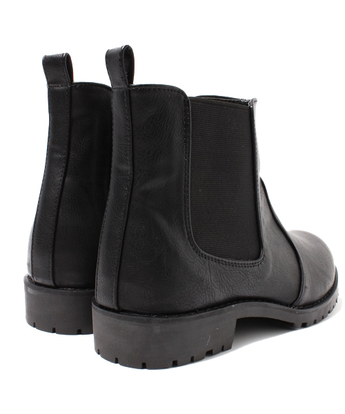 WEGO（ウィゴー）の「WEGO/サイドゴアブーツ（ブーツ・レディース・ブラック・23.5/24.5）」の4枚目の写真
