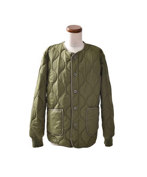 ノーカラーミリタリーブルゾン セール】ノーカラーミリタリーブルゾン（ブルゾン）｜AMERICAN