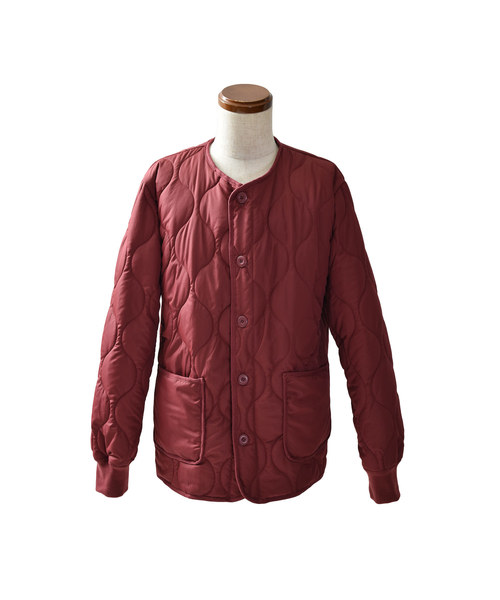 MinoriTY（マイノリティ）の「キルティングノーカラーブルゾン ミリタリージャケット（その他アウター・メンズ・オリーブ/ベージュ/ネイビー/レッド/ブラック・M/L/XL）」の13枚目の写真