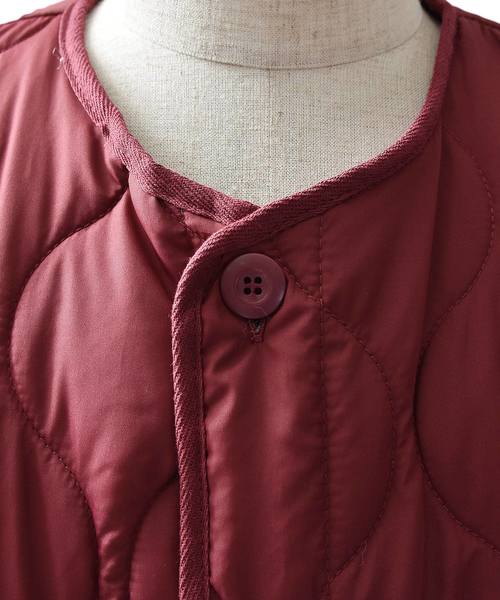 MinoriTY（マイノリティ）の「キルティングノーカラーブルゾン ミリタリージャケット（その他アウター・メンズ・オリーブ/ベージュ/ネイビー/レッド/ブラック・M/L/XL）」の21枚目の写真