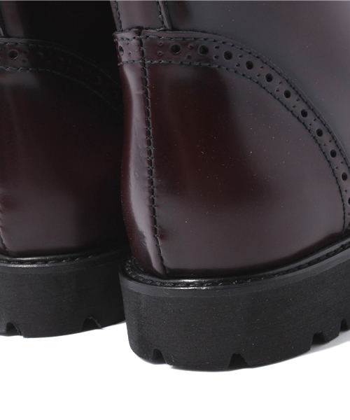 ROSE BUD(ローズバッド)の「(GIANNI RUSSO) VE417 ABRASIVATO WING TIP LACE BOOTS(ブーツ・レディース・ブラック/ボルドー・36/37/38/39)」の5枚目の写真