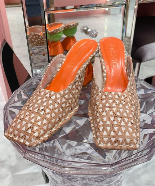 LILICIOUS(リリシャス)の「モチーフヒールミュール(サンダル・レディース・ブラック/ベージュ/マルチ・1/2/3)」の15枚目の写真