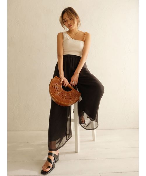 EVRIS（エヴリス）の「トングクリアヒールサンダル（サンダル・レディース・ブラック/シルバー・SMALL/MEDIUM/LARGE）」の13枚目の写真