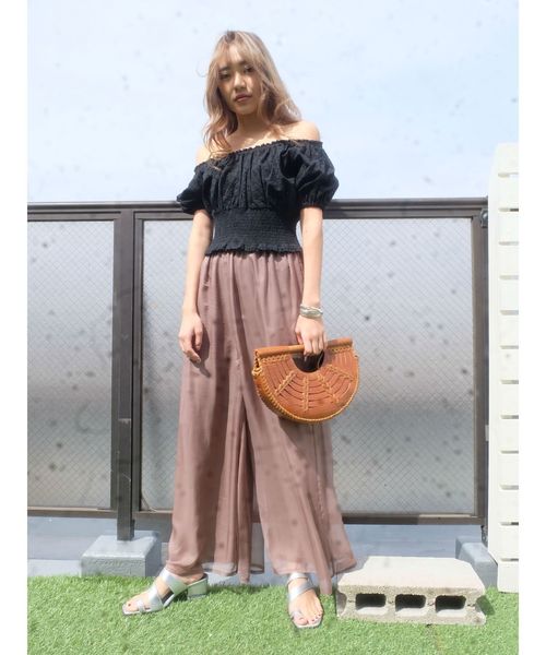 EVRIS（エヴリス）の「トングクリアヒールサンダル（サンダル・レディース・ブラック/シルバー・SMALL/MEDIUM/LARGE）」の5枚目の写真