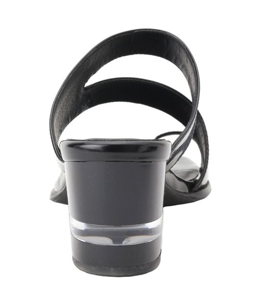 EVRIS（エヴリス）の「トングクリアヒールサンダル（サンダル・レディース・ブラック/シルバー・SMALL/MEDIUM/LARGE）」の6枚目の写真