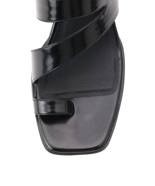 EVRIS（エヴリス）の「トングクリアヒールサンダル（サンダル・レディース・ブラック/シルバー・SMALL/MEDIUM/LARGE）」の20枚目の写真
