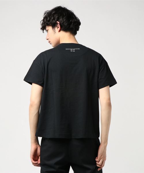 Purple&Yellow(パープルアンドイエロー)の「ショートワイド Tシャツ(Tシャツ/カットソー・レディース・アイボリー/ブラック/ブルー・SMALL/MEDIUM)」の5枚目の写真