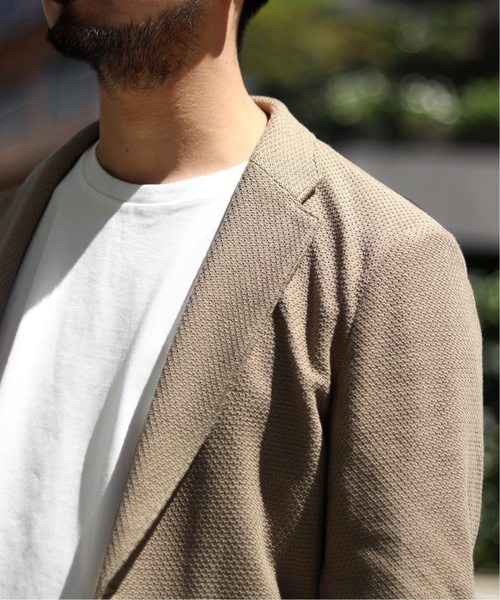 EDIFICE（エディフィス）の「タックステッチ イージー ジャケット（テーラードジャケット・メンズ・カーキ/ベージュ/ネイビー・MEDIUM/LARGE/SMALL）」の11枚目の写真