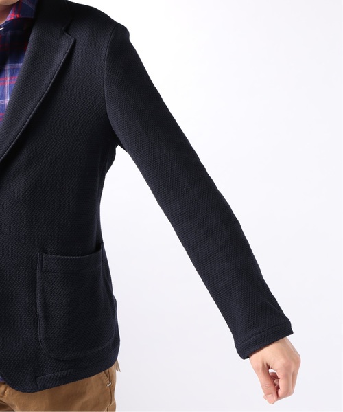 EDIFICE（エディフィス）の「タックステッチ イージー ジャケット（テーラードジャケット・メンズ・カーキ/ベージュ/ネイビー・MEDIUM/LARGE/SMALL）」の22枚目の写真