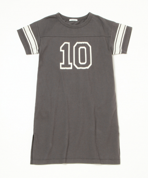 BAYFLOW（ベイフロー）の「[KIDS]ナンバリングワンピース（ワンピース・キッズ・オフホワイト/ピンク/チャコール・SMALL/MEDIUM/LARGE/X-LARGE/XX-LARGE）」の8枚目の写真