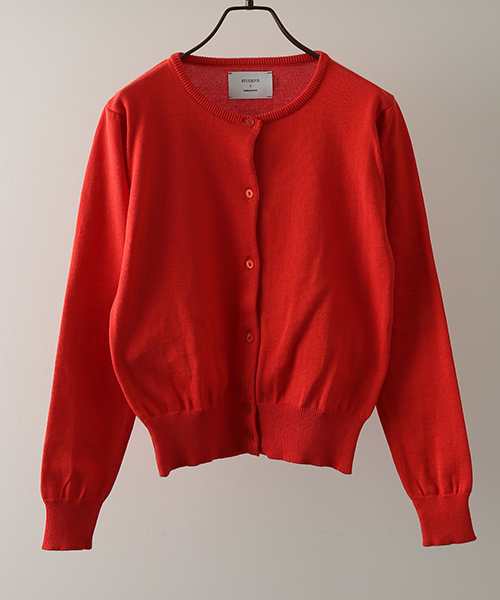 STUDIOUS（ステュディオス）の「STUDIOUS クルーネックカーデ（カーディガン/ボレロ・レディース・グリーン/ブルー/レッド/ホワイト/グレー・FREE）」の12枚目の写真