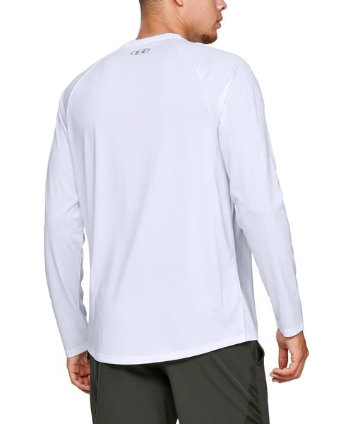 UNDER ARMOUR（アンダーアーマー）の「UAテック 2.0 ロングスリーブ(トレーニング/ロングスリーブ/MEN)（Tシャツ/カットソー・メンズ・ブラック/ホワイト×グレー/チャコールグレー×ブラック・SM/XL/LG/MD/XXL）」の6枚目の写真