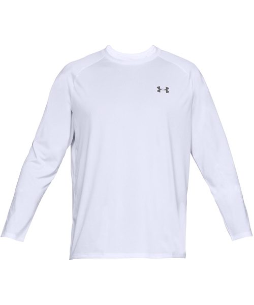 UNDER ARMOUR（アンダーアーマー）の「UAテック 2.0 ロングスリーブ(トレーニング/ロングスリーブ/MEN)（Tシャツ/カットソー・メンズ・ブラック/ホワイト×グレー/チャコールグレー×ブラック・SM/XL/LG/MD/XXL）」の8枚目の写真