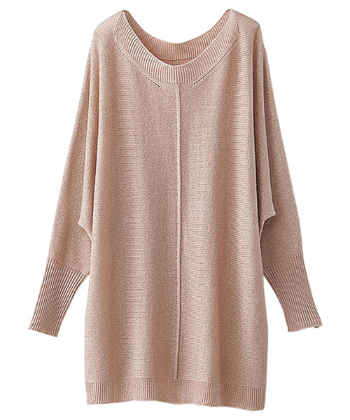 ラメ入り切替ドルマンニットチュニック ニット セーター Belluna Plus ベルーナ のファッション通販 Zozotown