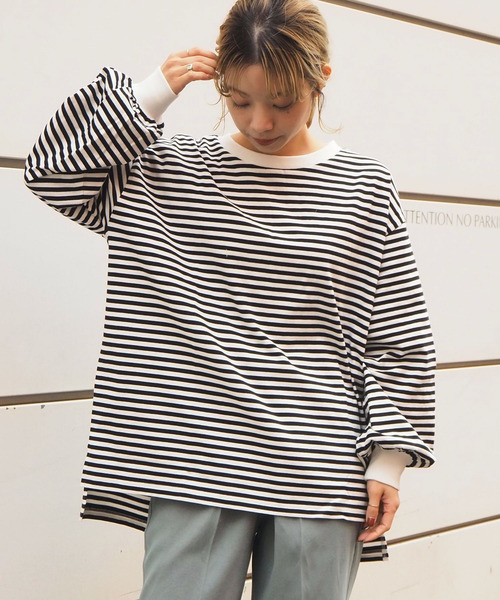 tiptop(ティップトップ)の「2020SS 綿100%前後差ビッグロンT(Tシャツ/カットソー)」|A