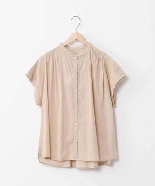 coen（コーエン）の「インドコットンショートスリーブブラウス#（シャツ/ブラウス・レディース・ブラック/ホワイト/ベージュ/ダークブラウン・FREE）」の22枚目の写真