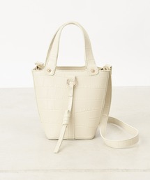 one after another NICE CLAUP | クロコ2Wayミニバッグ(ハンドバッグ)