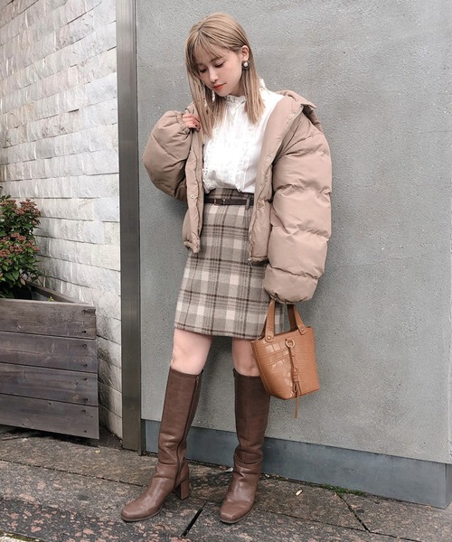 one after another NICE CLAUP（ワンアフターアナザーナイスクラップ）の「クロコ2Wayミニバッグ（ハンドバッグ・レディース・ブラウン/カーキ/アイボリー・FREE）」の6枚目の写真