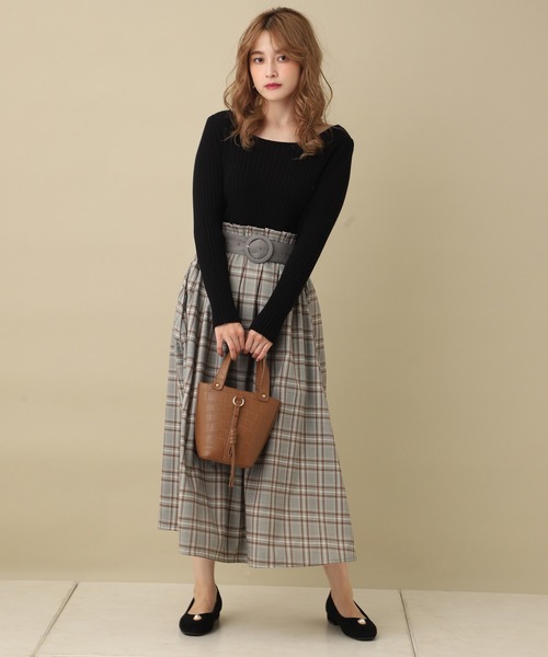 one after another NICE CLAUP（ワンアフターアナザーナイスクラップ）の「クロコ2Wayミニバッグ（ハンドバッグ・レディース・ブラウン/カーキ/アイボリー・FREE）」の10枚目の写真