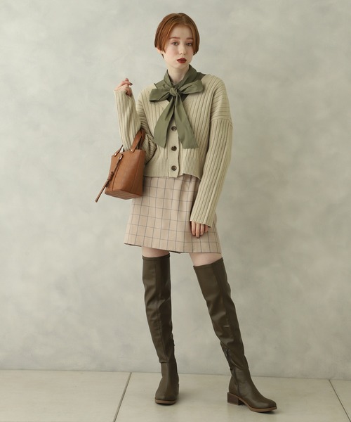 one after another NICE CLAUP（ワンアフターアナザーナイスクラップ）の「クロコ2Wayミニバッグ（ハンドバッグ・レディース・ブラウン/カーキ/アイボリー・FREE）」の22枚目の写真