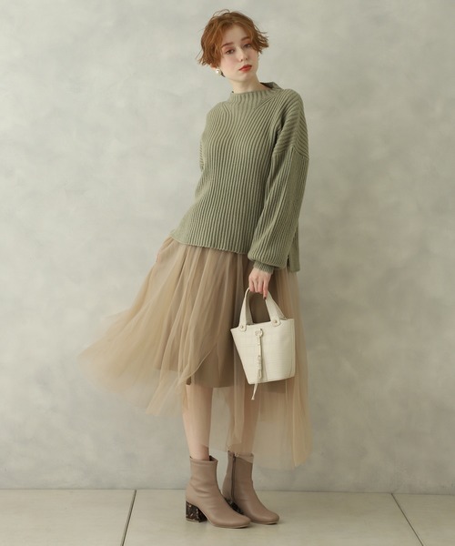 one after another NICE CLAUP（ワンアフターアナザーナイスクラップ）の「クロコ2Wayミニバッグ（ハンドバッグ・レディース・ブラウン/カーキ/アイボリー・FREE）」の21枚目の写真