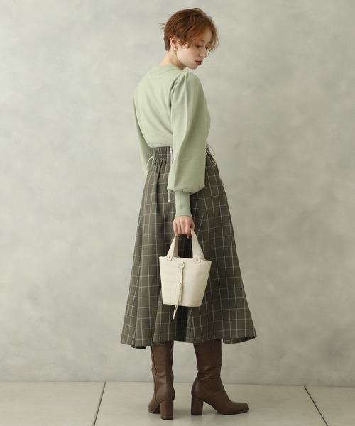 one after another NICE CLAUP（ワンアフターアナザーナイスクラップ）の「クロコ2Wayミニバッグ（ハンドバッグ・レディース・ブラウン/カーキ/アイボリー・FREE）」の17枚目の写真