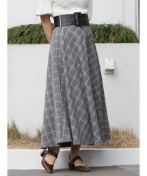 dazzlin | 太ベルトマキシフレアスカート(スカート)
