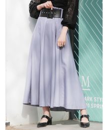 dazzlin | 太ベルトマキシフレアスカート(スカート)