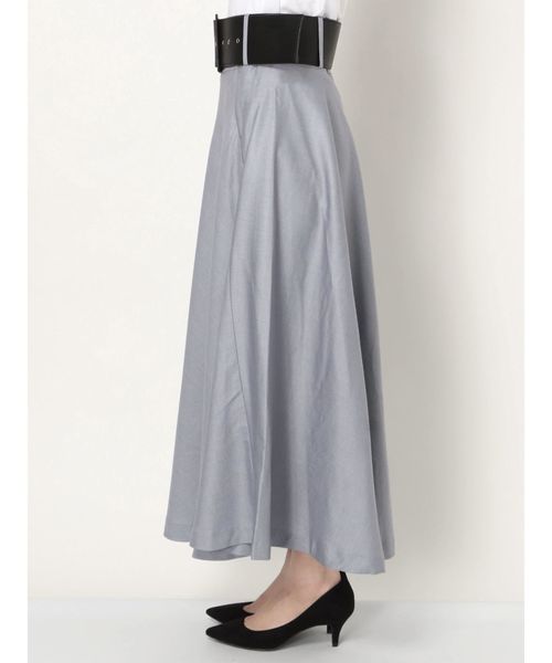 dazzlin（ダズリン）の「太ベルトマキシフレアスカート（スカート・レディース・グレー/ブルー/ベージュ/その他/その他1・SMALL/MEDIUM）」の7枚目の写真
