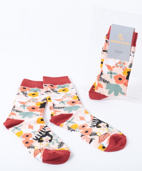 Jubilee（ジュビリー）の「ポップデザインソックス（ソックス/靴下・レディース・ブルー系その他/パープル/ピンク系その他/ホワイト×レッド/その他1/ダークネイビー/グレー/ベビーピンク/ホワイト/ブラック系その他/レッド系その他/ネイビー/ターコイズブルー/ブルー系その他2/ブラック/ダークブルー/イエロー/その他2/イエロー系その他/マスタード/アイボリー/モスグリーン/レッド系その他2/ブルー系その他3/ライトピンク/オリーブ/コーラルピンク/インディゴブルー/ダークオリーブ/ライトパープル/スモークピンク/オレンジ系その他/オレンジ/その他3/ブラック系その他3/ブラック系その他2/ブラック系その他5/ブラック系その他4/ライトグリーン/ベージュ/イエロー系その他2/ライトブルー/パープル系その他/ブラック系その他6/イエロー×グレー/グリーン系その他/ブルー系その他4/ピンク系その他2/ブラウン/ダークブラウン系/チャコールグレー/ダークグリーン/ブルー系その他5・FREE）」の4枚目の写真