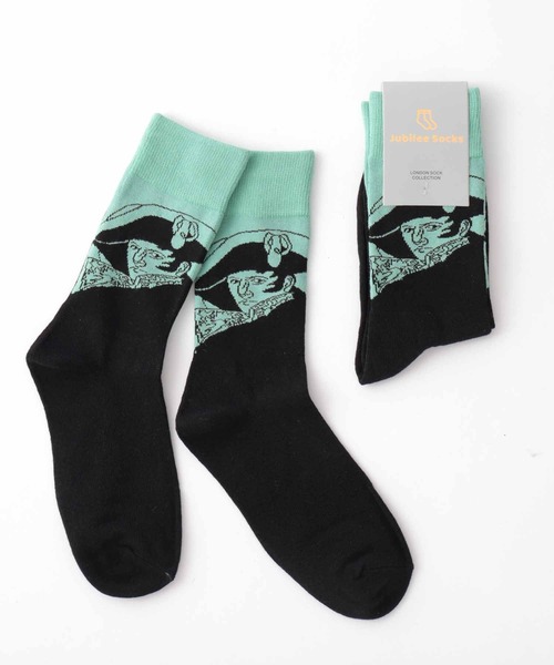 Jubilee（ジュビリー）の「ポップデザインソックス（ソックス/靴下・レディース・ブルー系その他/パープル/ピンク系その他/ホワイト×レッド/その他1/ダークネイビー/グレー/ベビーピンク/ホワイト/ブラック系その他/レッド系その他/ネイビー/ターコイズブルー/ブルー系その他2/ブラック/ダークブルー/イエロー/その他2/イエロー系その他/マスタード/アイボリー/モスグリーン/レッド系その他2/ブルー系その他3/ライトピンク/オリーブ/コーラルピンク/インディゴブルー/ダークオリーブ/ライトパープル/スモークピンク/オレンジ系その他/オレンジ/その他3/ブラック系その他3/ブラック系その他2/ブラック系その他5/ブラック系その他4/ライトグリーン/ベージュ/イエロー系その他2/ライトブルー/パープル系その他/ブラック系その他6/イエロー×グレー/グリーン系その他/ブルー系その他4/ピンク系その他2/ブラウン/ダークブラウン系/チャコールグレー/ダークグリーン/ブルー系その他5・FREE）」の19枚目の写真