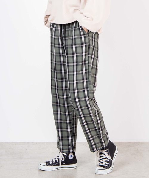 Wego チェックワイドパンツ その他パンツ Wego ウィゴー のファッション通販 Zozotown