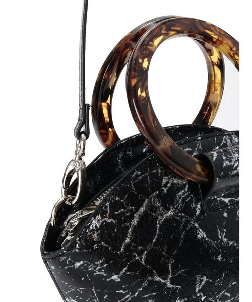 EVRIS（エヴリス）の「サークルハンドルラウンドBAG（ショルダーバッグ・レディース・ホワイト/ブラック・FREE）」の6枚目の写真