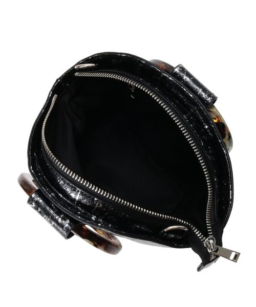 EVRIS（エヴリス）の「サークルハンドルラウンドBAG（ショルダーバッグ・レディース・ホワイト/ブラック・FREE）」の13枚目の写真