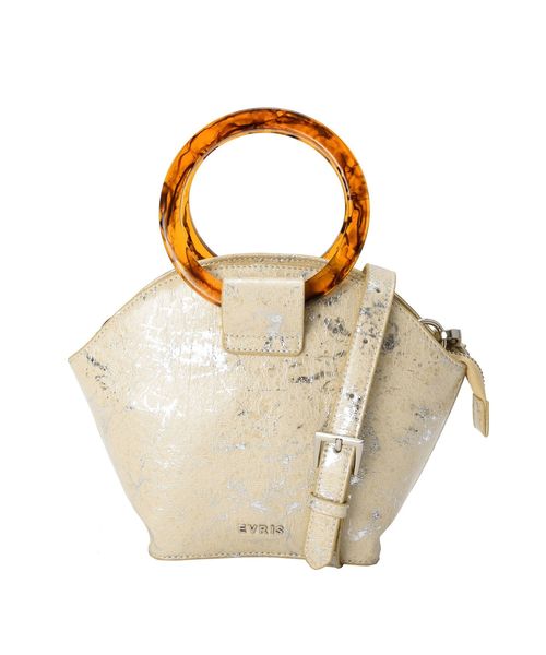 EVRIS（エヴリス）の「サークルハンドルラウンドBAG（ショルダーバッグ・レディース・ホワイト/ブラック・FREE）」の15枚目の写真