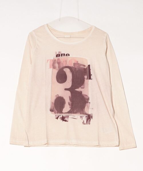 DIMENSIONE danza(ディメンシオーネ ダンツァ)の「プリントカットソー(Tシャツ/カットソー・レディース・スカイブルー/ベージュ/ブラック・X-SMALL/SMALL/MEDIUM)」の3枚目の写真