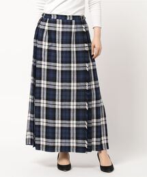 O'NEIL of DUBLIN | O'Neil of Dublin 90cm マキシ リネン100% キルトスカート(スカート)