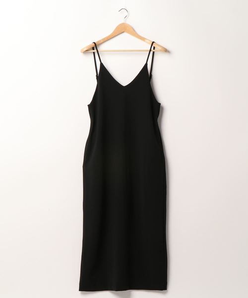 coca(coca)(コカ)の「シンプルストレッチ素材サロペットスカート(サロペット/オーバーオール・レディース・ブラック・ONE SIZE)」の10枚目の写真
