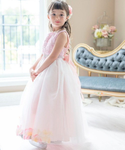 セール】バラチュール 裾花びらドレス（ドレス）｜Catherine Cottage