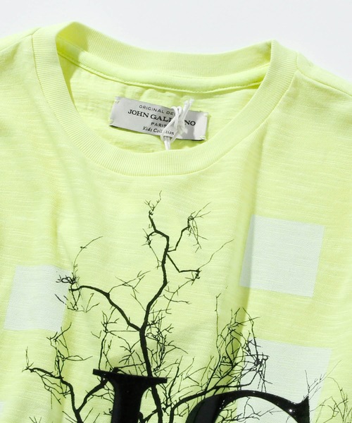 JOHN GALLIANO(ジョンガリアーノ)の「John Galliano(ジョン ガリアーノ)Kids & Junior プリント長袖ロンTカットソー(Tシャツ/カットソー・キッズ・イエロー・6Y/8Y/10Y/12Y/14Y/16Y)」の6枚目の写真