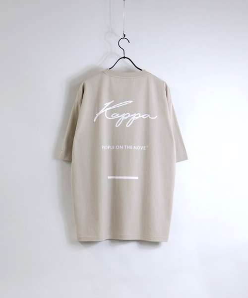 Kappa（カッパ）の「Kappa / カッパ 別注グラフィックビッグシルエットT（Tシャツ/カットソー・メンズ・ホワイト系その他2/ベージュ系その他2/ブルー系その他2/ブラック系その他2/ホワイト系その他3/ベージュ系その他3/ブルー系その他3/ブラック系その他3/ホワイト系その他4/ベージュ系その他4/ブルー系その他4/ブラック系その他4/ホワイト/ホワイト系その他/ミント/グリーン系その他/ベージュ/ベージュ系その他/ブラック系その他/ブラック/チャコールグレー/グリーン/アイボリー/ピンク/グレー/パープル/グリーン系その他2/グレー系その他2/グレー系その他3/ピンク系その他3/パープル系その他3/サックスブルー・M/L）」の17枚目の写真