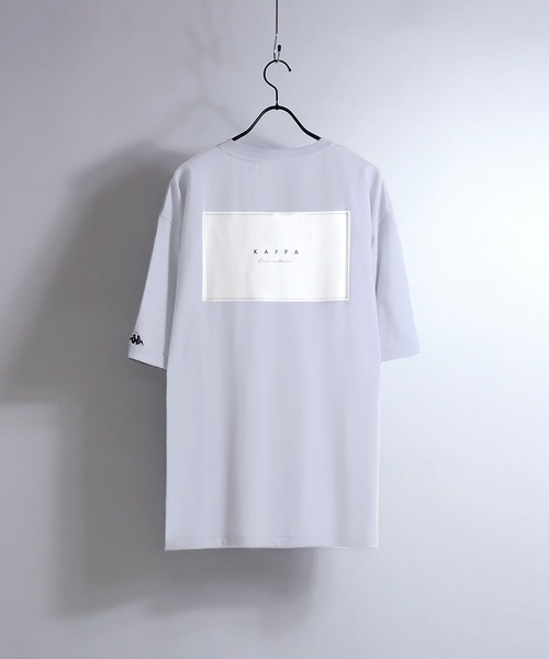 Kappa（カッパ）の「Kappa / カッパ 別注グラフィックビッグシルエットT（Tシャツ/カットソー・メンズ・ホワイト系その他2/ベージュ系その他2/ブルー系その他2/ブラック系その他2/ホワイト系その他3/ベージュ系その他3/ブルー系その他3/ブラック系その他3/ホワイト系その他4/ベージュ系その他4/ブルー系その他4/ブラック系その他4/ホワイト/ホワイト系その他/ミント/グリーン系その他/ベージュ/ベージュ系その他/ブラック系その他/ブラック/チャコールグレー/グリーン/アイボリー/ピンク/グレー/パープル/グリーン系その他2/グレー系その他2/グレー系その他3/ピンク系その他3/パープル系その他3/サックスブルー・M/L）」の14枚目の写真