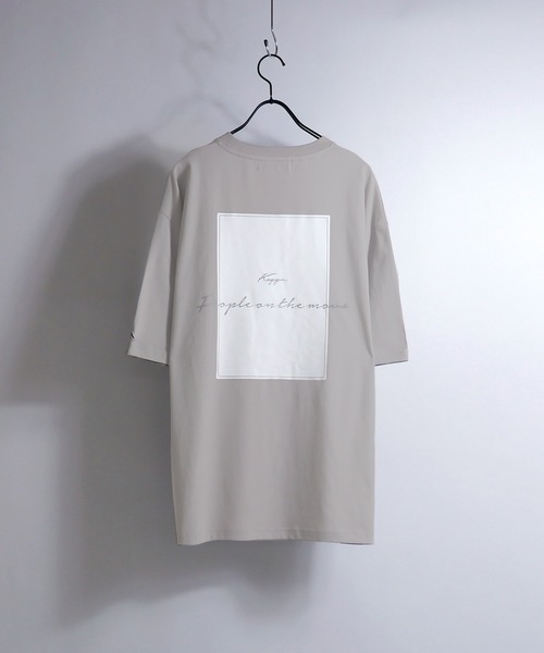 Kappa（カッパ）の「Kappa / カッパ 別注グラフィックビッグシルエットT（Tシャツ/カットソー・メンズ・ホワイト系その他2/ベージュ系その他2/ブルー系その他2/ブラック系その他2/ホワイト系その他3/ベージュ系その他3/ブルー系その他3/ブラック系その他3/ホワイト系その他4/ベージュ系その他4/ブルー系その他4/ブラック系その他4/ホワイト/ホワイト系その他/ミント/グリーン系その他/ベージュ/ベージュ系その他/ブラック系その他/ブラック/チャコールグレー/グリーン/アイボリー/ピンク/グレー/パープル/グリーン系その他2/グレー系その他2/グレー系その他3/ピンク系その他3/パープル系その他3/サックスブルー・M/L）」の19枚目の写真