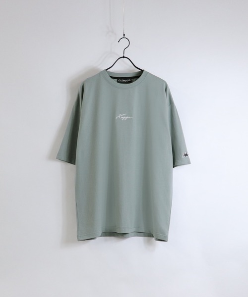 Kappa（カッパ）の「Kappa / カッパ 別注グラフィックビッグシルエットT（Tシャツ/カットソー・メンズ・ホワイト系その他2/ベージュ系その他2/ブルー系その他2/ブラック系その他2/ホワイト系その他3/ベージュ系その他3/ブルー系その他3/ブラック系その他3/ホワイト系その他4/ベージュ系その他4/ブルー系その他4/ブラック系その他4/ホワイト/ホワイト系その他/ミント/グリーン系その他/ベージュ/ベージュ系その他/ブラック系その他/ブラック/チャコールグレー/グリーン/アイボリー/ピンク/グレー/パープル/グリーン系その他2/グレー系その他2/グレー系その他3/ピンク系その他3/パープル系その他3/サックスブルー・M/L）」の22枚目の写真