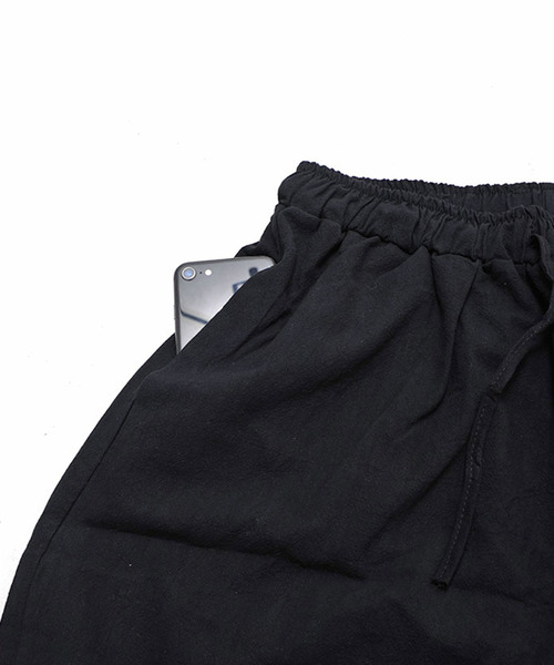 Vicci（ビッチ）の「『vicci/ヴィッチ』バルーン綿麻サルエルパンツ（その他パンツ・メンズ・ブラック/カーキ/チャコール・M/L/XL）」の12枚目の写真