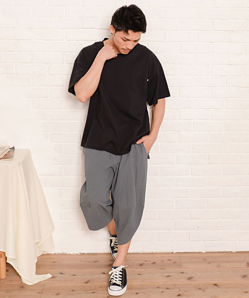 Vicci（ビッチ）の「『vicci/ヴィッチ』バルーン綿麻サルエルパンツ（その他パンツ・メンズ・ブラック/カーキ/チャコール・M/L/XL）」の18枚目の写真